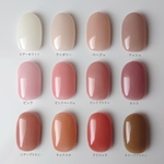 選べるデザイン ヌーディーカラー * ネイルチップ シンプルネイル オフィスネイル ワンカラーネイル ブライダルネイル 