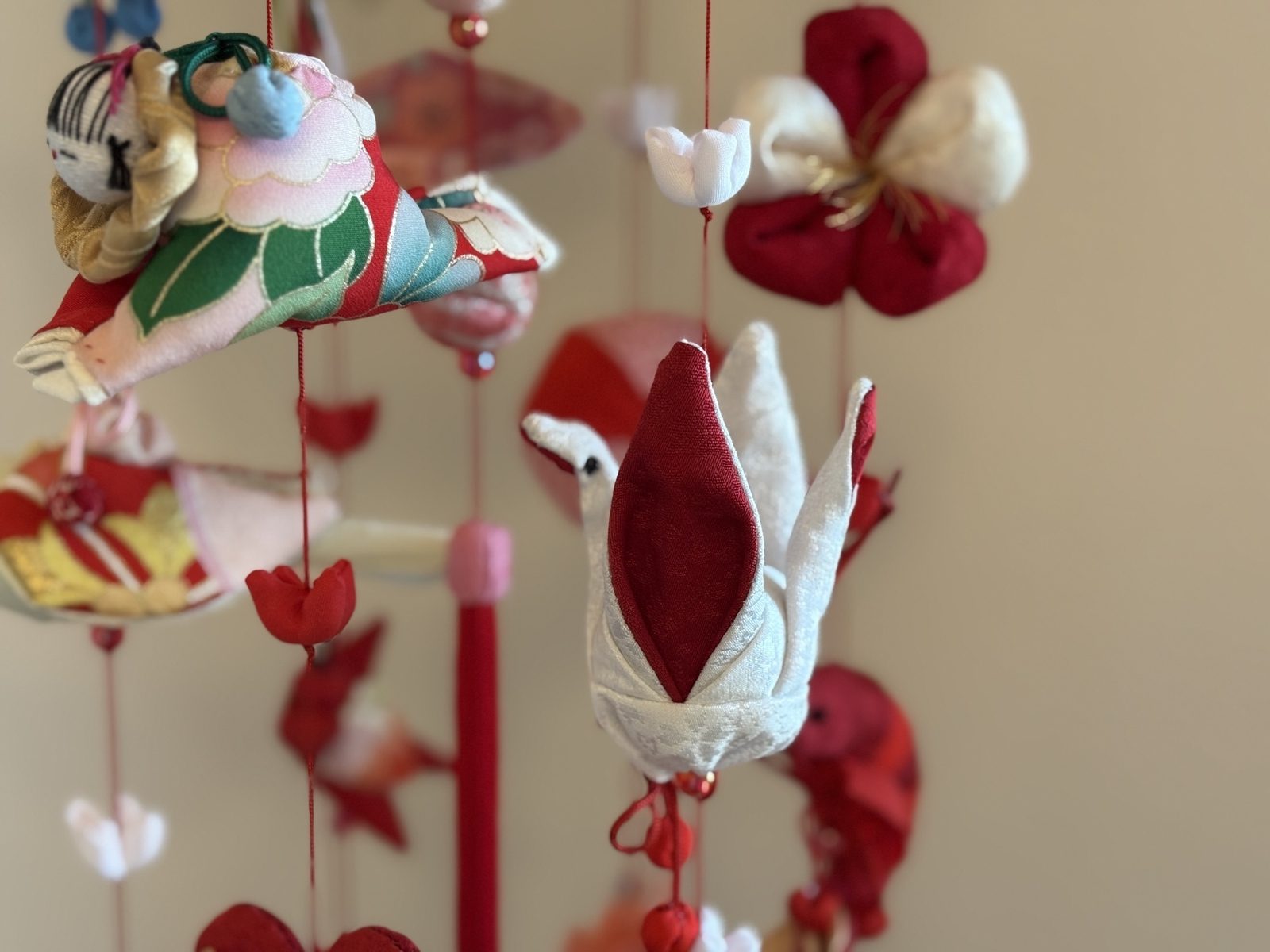 可愛いつるし雛No.176・ひな祭り・桃の節句・さげもん吊るし飾り・初節句飾り 可愛いつるし雛No.176・ひな祭り・桃の節句・さげもん吊るし飾り