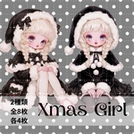 (NO.514)人物ステッカー 女の子ステッカー 人物シール　女の子シール オリジナルステッカー　コラージュ素材　手帳素材