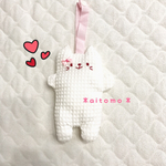 [再販8]どこでもポケットティッシュケース＊出産祝いやお出かけのお供に♡白ねこちゃん