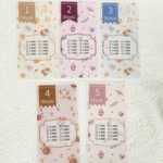 No.45 sweets weeklyタイプ　A6 saving リフィルバインダー貯金韓国