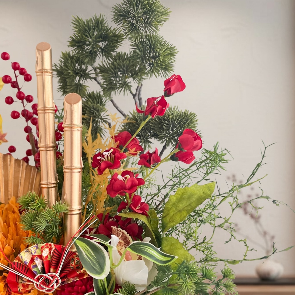 特大】門松 豪華松竹梅アレンジメント／店舗・商業施設用・新年飾り