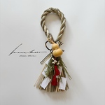 10【受注制作】お正月 しめ縄飾り*タッセル型
