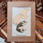primordial pouch猫インテリアポストカード