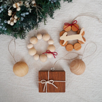 木のクリスマスオーナメントセット