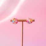 ちょこんとちいさな花束＊Petit-emプチブーケイヤリング／ピアス　軽い