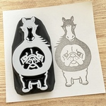 [258]ウマをかぶったフレブルさん 消しゴムはんこ