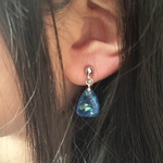 【K's】幸運の宝石！抜け殻入りイヤリング(007)