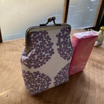 【受注製作】北欧好きさんへ　柄前後で合うように　左右対称になるようにこだわりました。　縦型タバコケース　お出かけ用の口金だけポーチ
