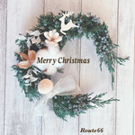 大人気   三日月型クリスマスリース