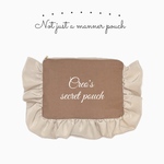 秘密のマナーポーチ*☽消臭...コーデュロイ×シフォン