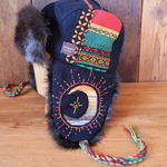 ラスタカラーの月明かり　フライトキャップ（送料無料）