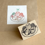 お子様ランチのはんこ［30×40mm］