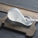 ガラスに雲を閉じ込めたネックレス『引き寄せ玉（波動玉®）』【特別価格】