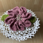 大きなお花のバレッタ