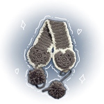 ハートのふわふわイヤーマフ♡