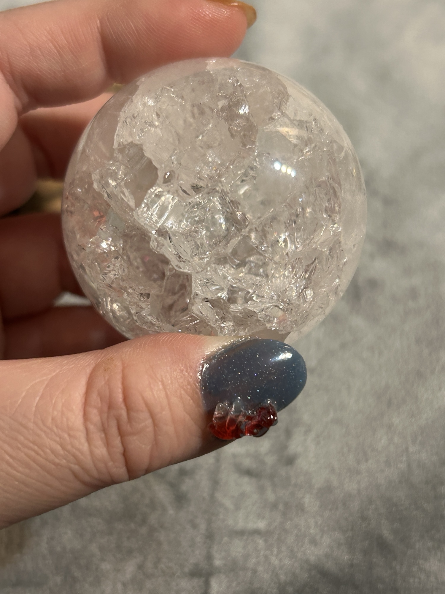 クラック水晶 スフィア 丸玉 - harinezum724 | minne byGMOペパボ 国内 クラック水晶 スフィア 丸玉 - harinezum724 | minne byGMOペパボ 国内