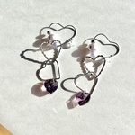 ꫛꫀꪝ✧‧˚＊【♡♡♡💜なピアス】
