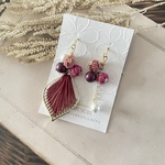 専用ページ　アシンメトリーピアス　秋色