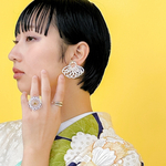成人式 水引 ピアス イヤリング 上品 大ぶり 赤 白 青 緑 黄色 黒 ゴールド カラー 選べる 和装 着物 結婚式 入学式 卒業式 金属アレルギー対応