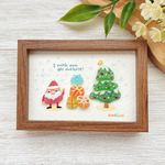 CHRISTMAS🎄mini🎅シーグラスアート