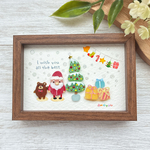 CHRISTMAS🎄mini🎅シーグラスアート