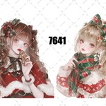 original sticker « no.7641 »     //     人物ステッカー オリジナルステッカー オリジナル人物ステッカー ステッカー cotton melody ミニステッカー