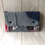 ♡new♡デニムリメイク③少し大きめなショルダー財布♡