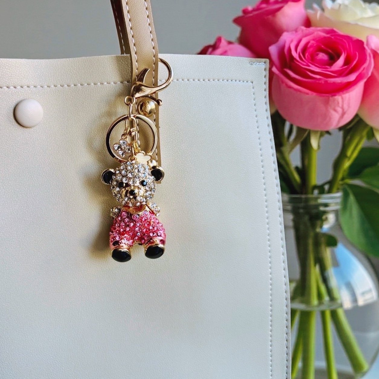 グラニースクエアのキーホルダー*バッグチャーム*LBL - TOM-YA'S