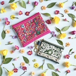 minne限定◆新春福袋◆インド刺繍/フラットポーチ・マルチポーチ2点セット