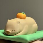 ウォンバットの寝正月【3Dプリント製】