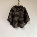 古布使いのR春秋コート　紺(着物リメイク)