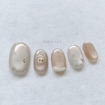 New♪雪うさぎネイルチップ