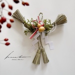 23【受注制作】しめ縄ふさ飾り Red系