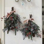 christmas swag " holy " グリーン クリスマスリース コニファー モミ フレッシュ スワッグ