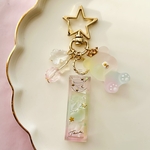 KOHAKUTO BEAR♡ゆめかわベア　　　　シャカシャカ　キーホルダー　レジン　アニマル　スイーツ　プレゼント　ミニチュア　フェイクスイーツ　琥珀糖　ゆめかわ　虹色　レインボー