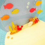 【再販】海の中のポップアップカード