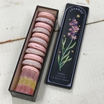 タロット缶ラベンダー　マカロンラスク＆琥珀糖　お菓子のミカタ　