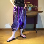 サルエルパンツ　de　着物　Ｔｈｅ紫