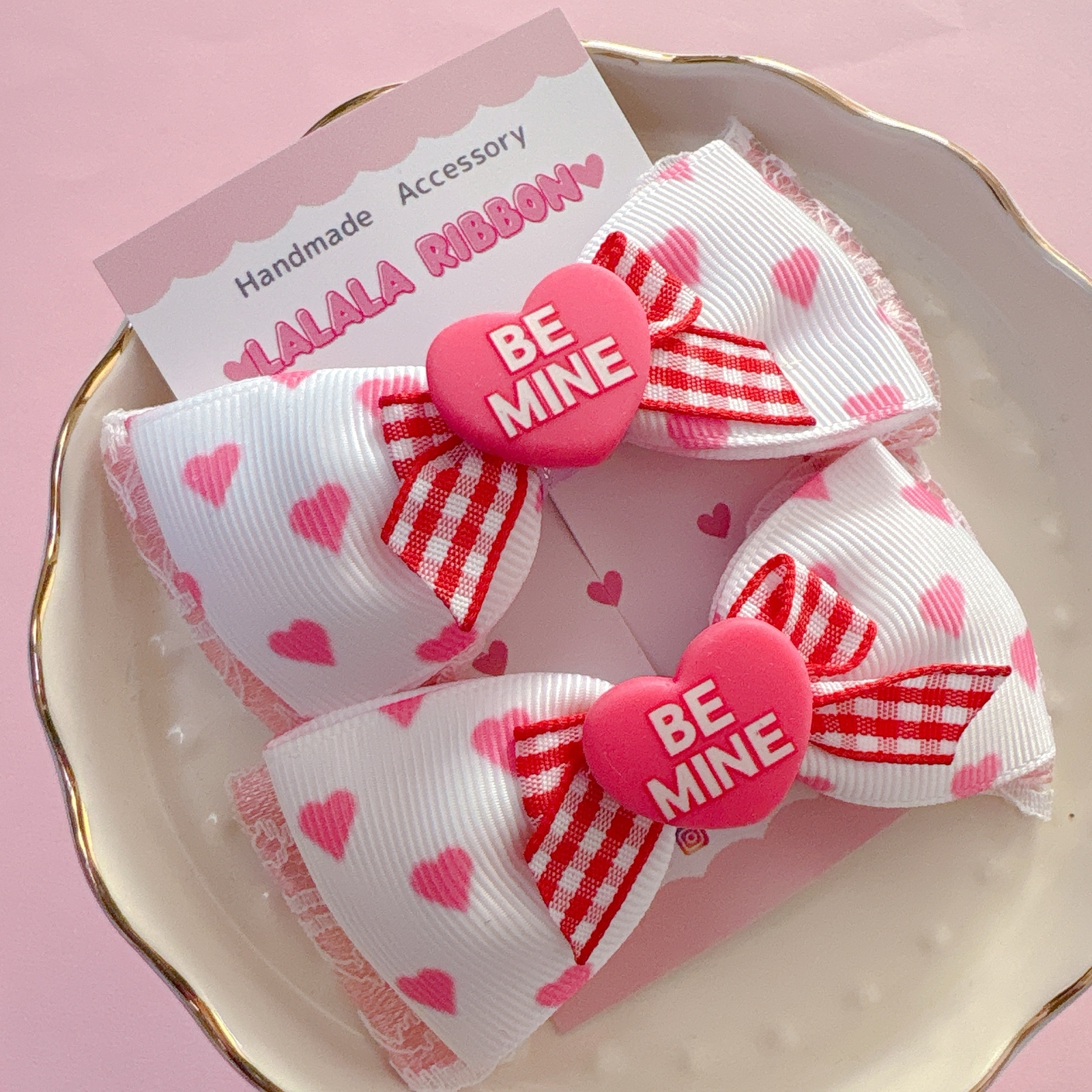 キャンディ♡ チュールリボン ツイン♡ ハンドメイド リボン ヘアゴム