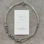 4. ニュアンスチェーン　ファルファーレ　ビーズネックレス