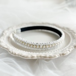 Parl flill Katyushya カチューシャ　ミルクティー　結婚式　パーティー　子供用　キッズ　ベージュ