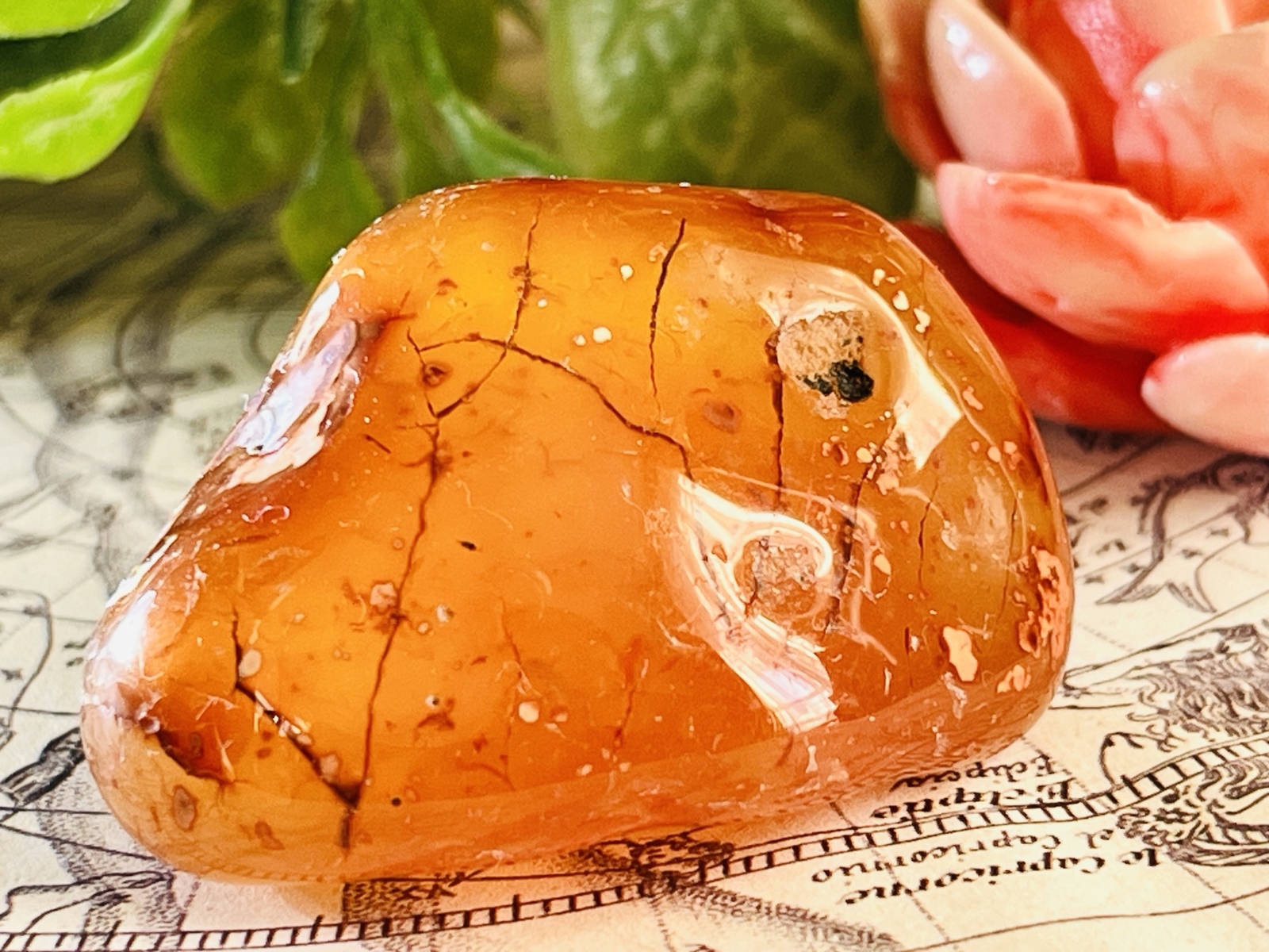 チャネリング】ピンク レムリアンシード クリスタル 原石 ポリッシュ