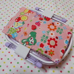 保冷剤付き！保冷剤ケース一体型ランチベルト＊ピンクウサギ＊