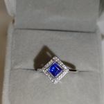 tima5211様御予約品です　際立つブルー　ロイヤルブルーサファイア(⁠◠⁠‿⁠・⁠)⁠—⁠☆リング