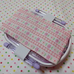 【SALE】保冷剤付き！保冷剤ケース一体型ランチベルト＊花柄ボーダー＊