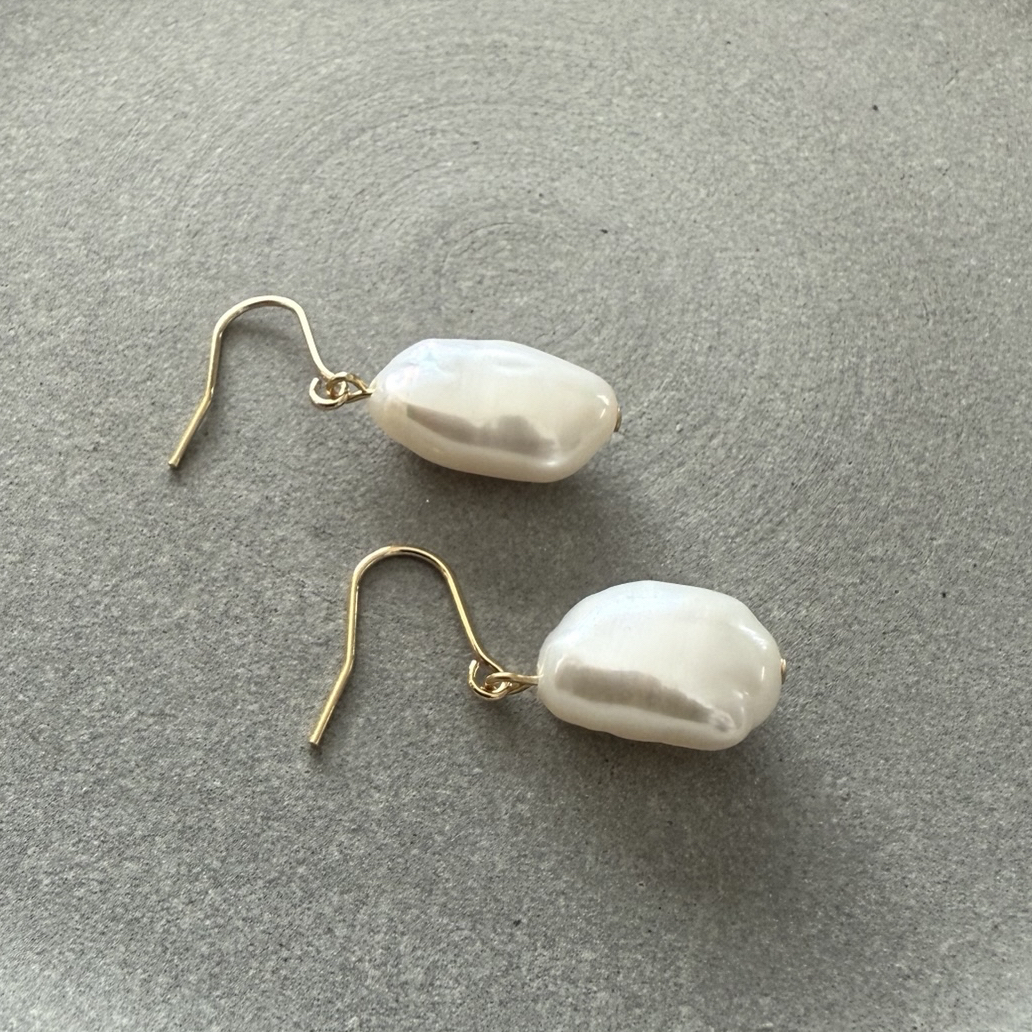 美しい淡水パール♚ピアスorノンホールピアス