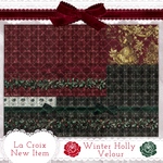 【新作】【Full set】♱ La Croix ♱ 𝐖𝐢𝐧𝐭𝐞𝐫 𝐇𝐨𝐥𝐥𝐲 𝐕𝐞𝐥𝐨𝐮𝐫 🎄🖤⟡.*