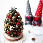 《数量限定再再販!!》【Mサイズ】大きな松ぼっくりのクリスマスツリー  / 松ぼっくりツリー クリスマスツリー クリスマスインテリア クリスマスギフト ドライフラワー プリザーブドフラワー 冬ギフト