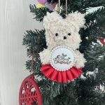 くま　クリスマス　オーナメント　クリスマスツリー　プレゼント　リース　ツリー